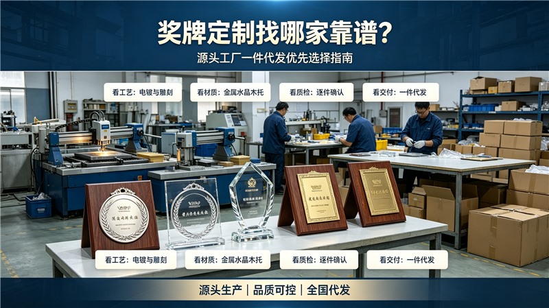 奖牌定制找哪家靠谱？源头工厂一件代发优先选择指南