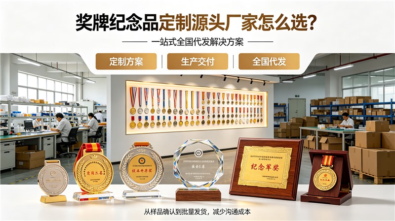 奖牌纪念品定制源头厂家怎么选？一站式全国代发解决方案