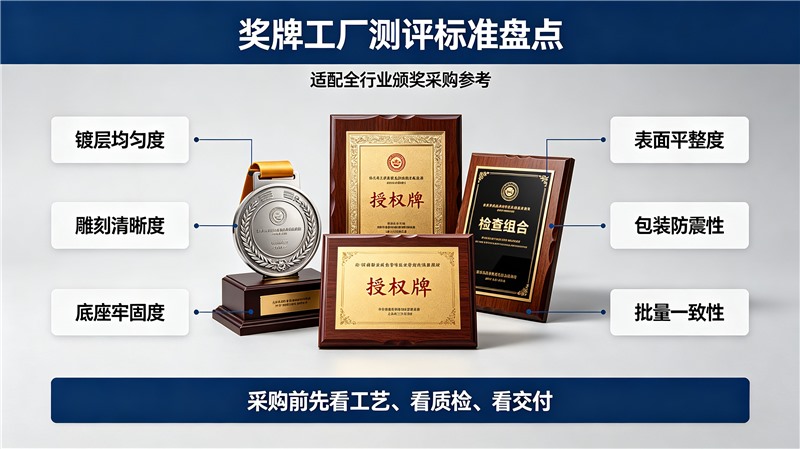 奖牌工厂测评标准盘点：适配全行业颁奖采购参考