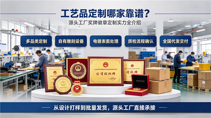 工艺品定制哪家靠谱？源头工厂奖牌徽章定制实力全介绍