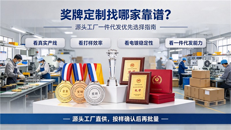 奖牌定制找哪家靠谱？源头工厂一件代发优先选择指南