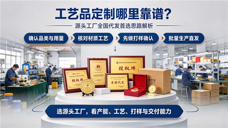 工艺品定制哪里靠谱?源头工厂全国代发首选思路解析